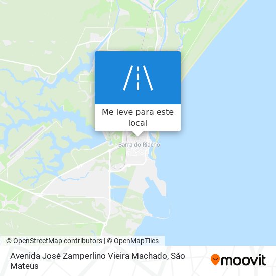 Avenida José Zamperlino Vieira Machado mapa