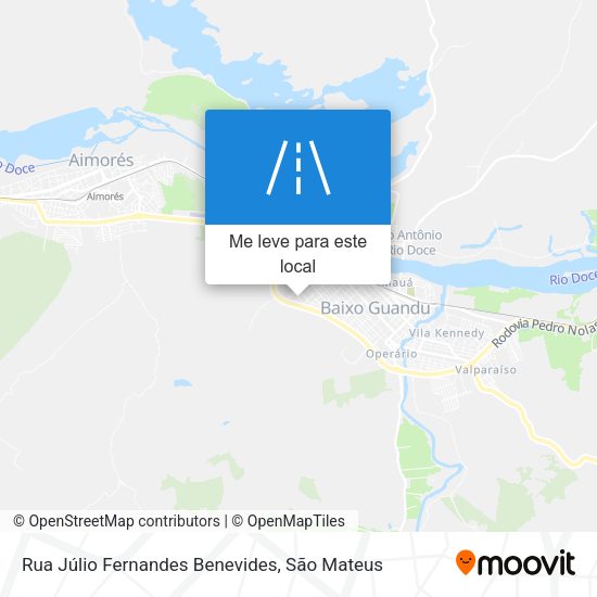 Rua Júlio Fernandes Benevides mapa