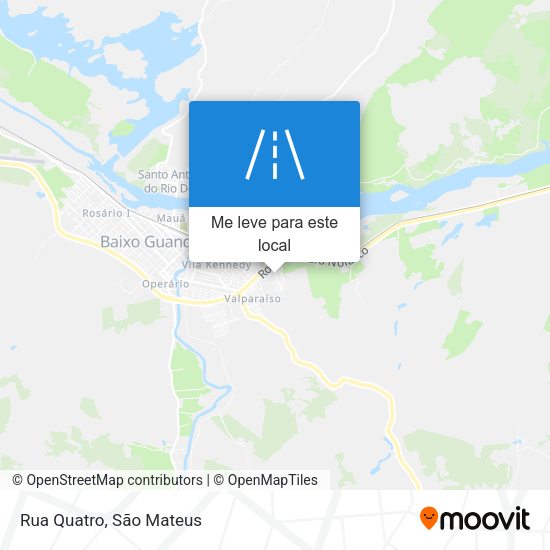 Rua Quatro mapa