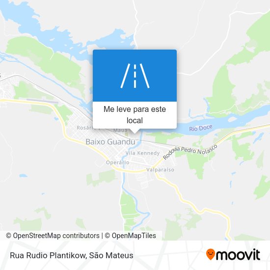 Rua Rudio Plantikow mapa