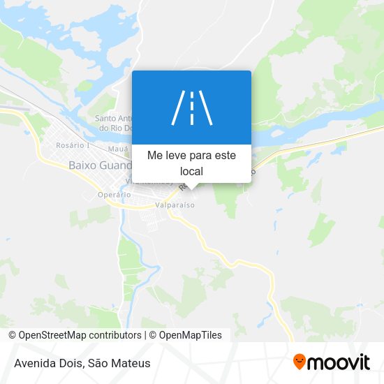 Avenida Dois mapa