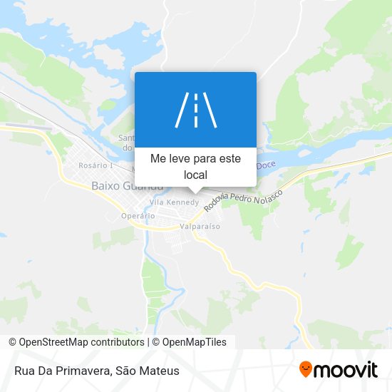 Rua Da Primavera mapa