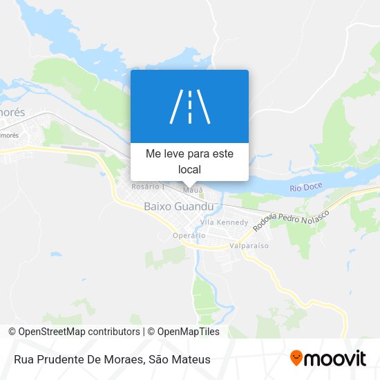 Rua Prudente De Moraes mapa