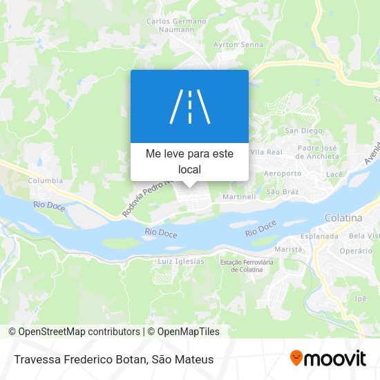 Travessa Frederico Botan mapa