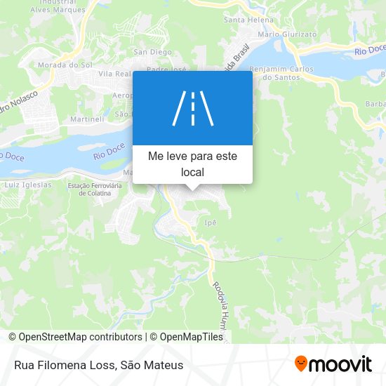 Rua Filomena Loss mapa