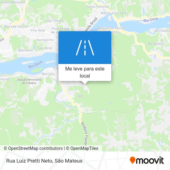 Rua Luiz Pretti Neto mapa