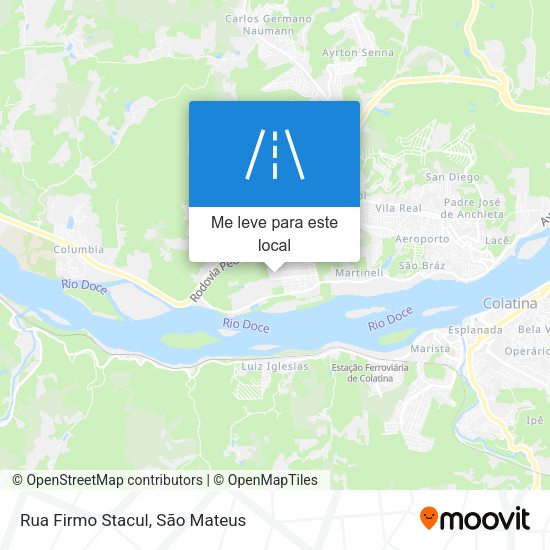 Rua Firmo Stacul mapa