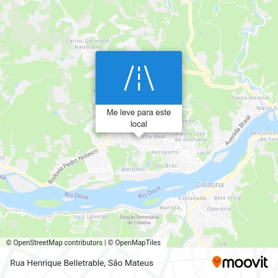 Rua Henrique Belletrable mapa