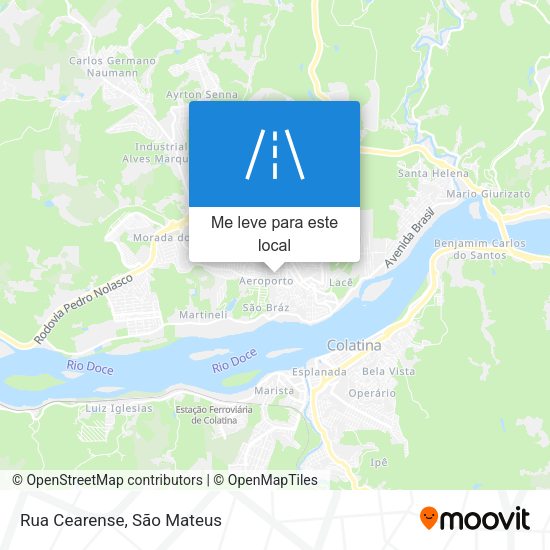 Rua Cearense mapa