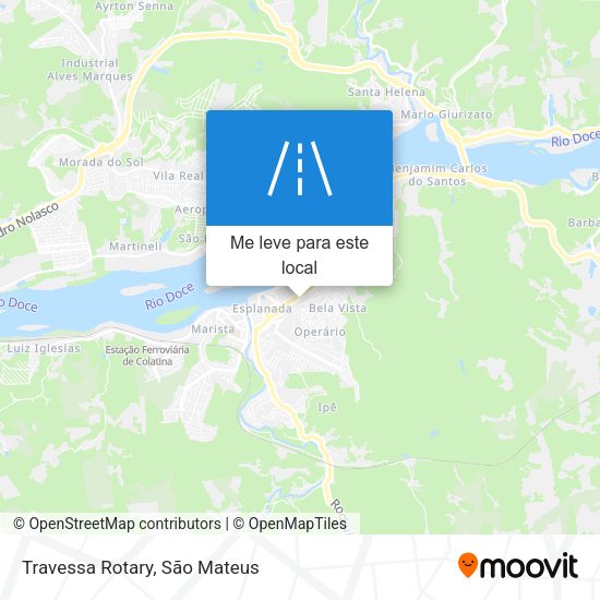Travessa Rotary mapa