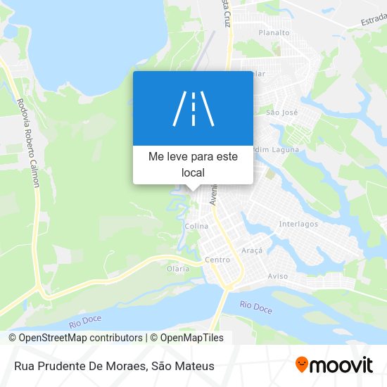 Rua Prudente De Moraes mapa