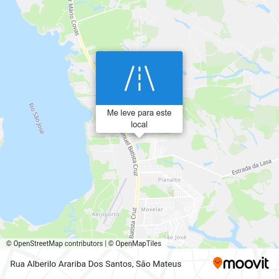 Rua Alberilo Arariba Dos Santos mapa