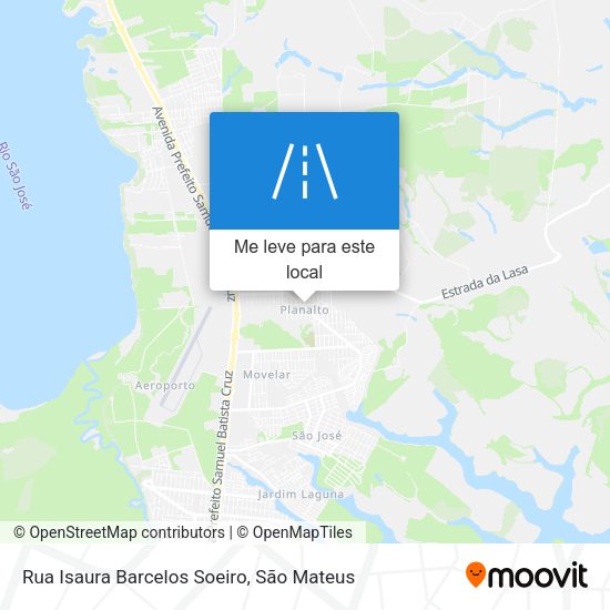 Rua Isaura Barcelos Soeiro mapa