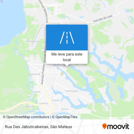 Rua Das Jabuticabeiras mapa