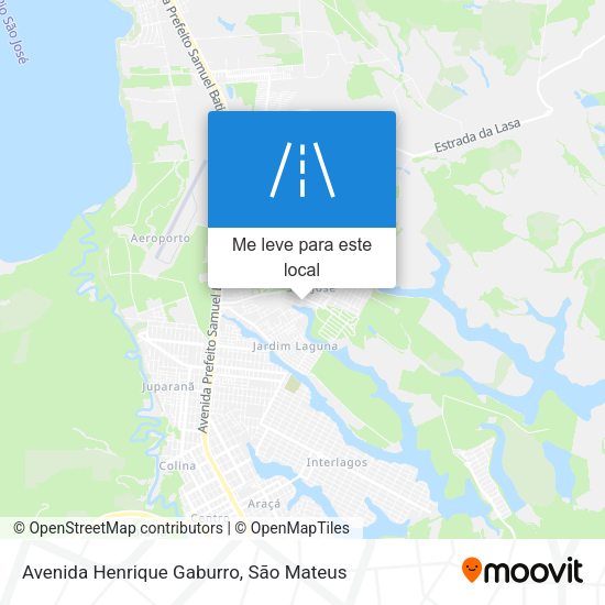 Avenida Henrique Gaburro mapa