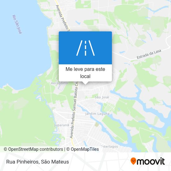 Rua Pinheiros mapa