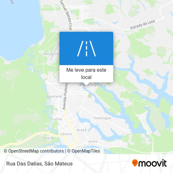 Rua Das Dalias mapa