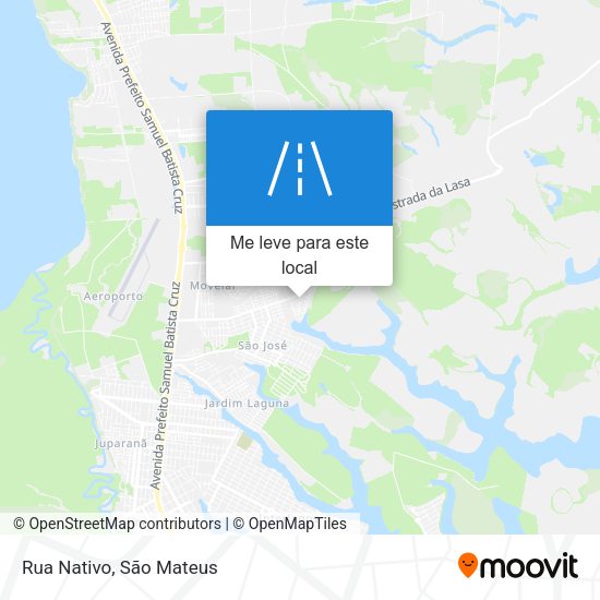 Rua Nativo mapa
