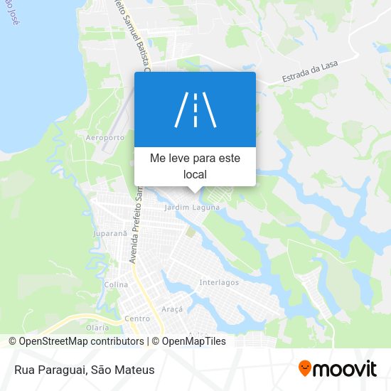 Rua Paraguai mapa