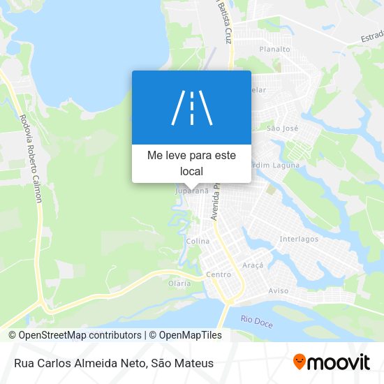 Rua Carlos Almeida Neto mapa