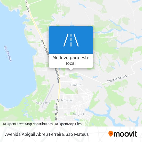 Avenida Abigail Abreu Ferreira mapa