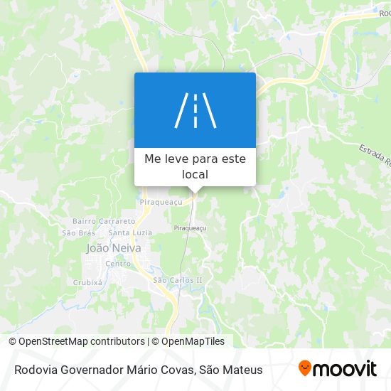 Rodovia Governador Mário Covas mapa