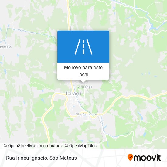 Rua Irineu Ignácio mapa