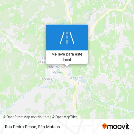 Rua Pedro Pesse mapa