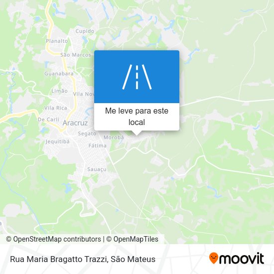Rua Maria Bragatto Trazzi mapa