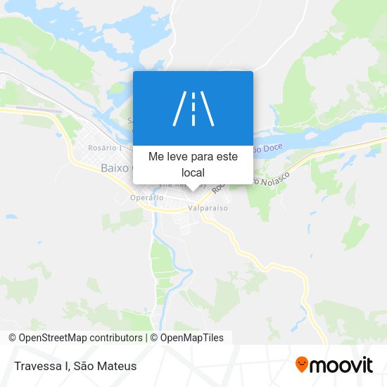 Travessa I mapa