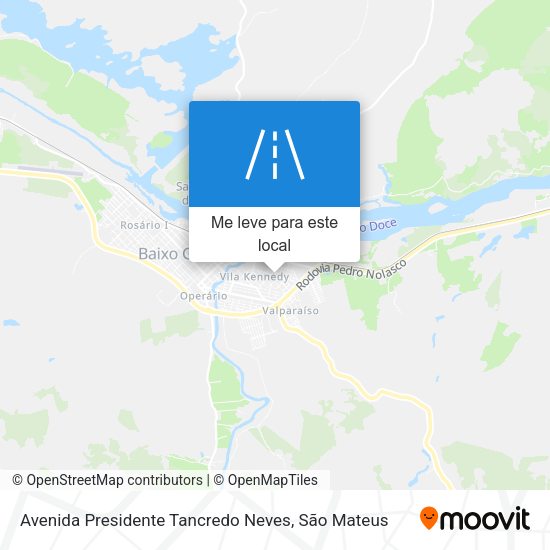 Avenida Presidente Tancredo Neves mapa