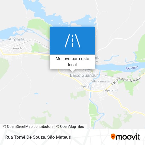 Rua Tomé De Souza mapa