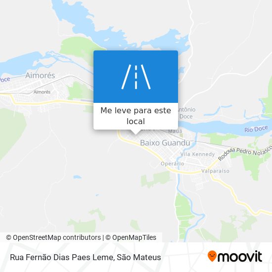 Rua Fernão Dias Paes Leme mapa