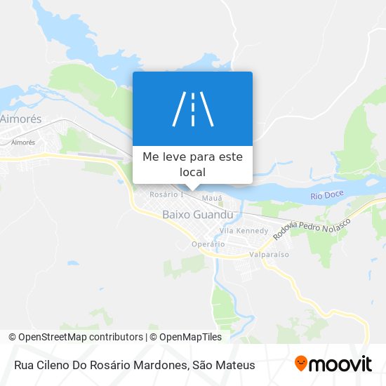 Rua Cileno Do Rosário Mardones mapa