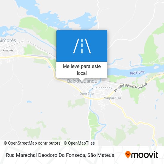 Rua Marechal Deodoro Da Fonseca mapa