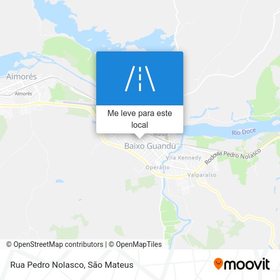 Rua Pedro Nolasco mapa
