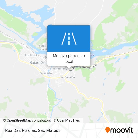 Rua Das Pérolas mapa