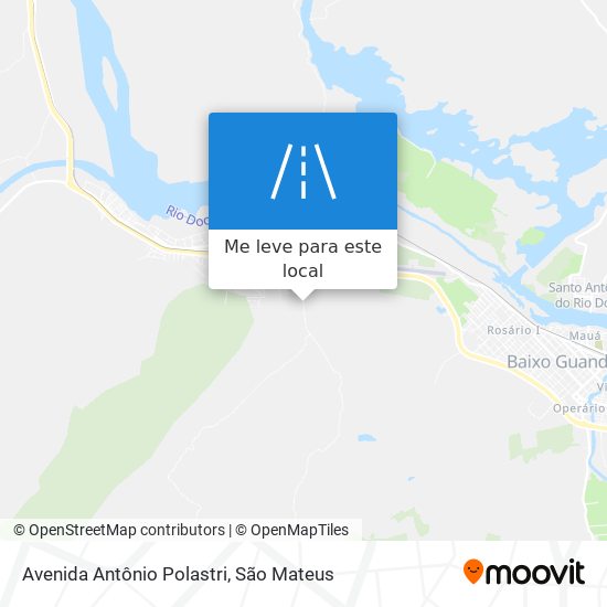 Avenida Antônio Polastri mapa