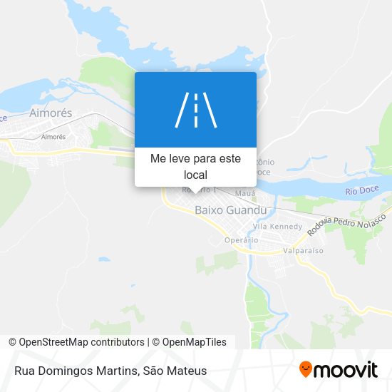 Rua Domingos Martins mapa