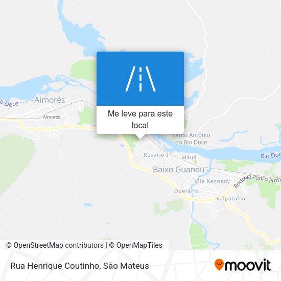 Rua Henrique Coutinho mapa
