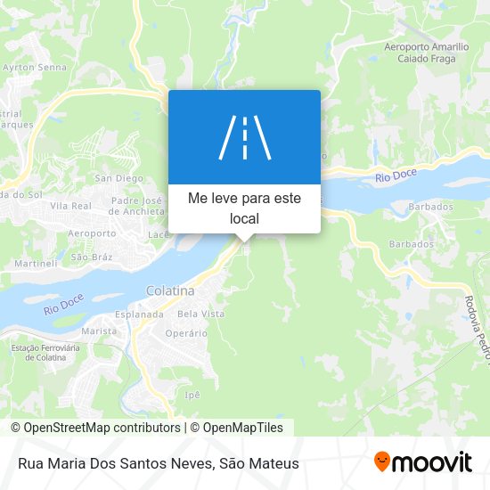 Rua Maria Dos Santos Neves mapa