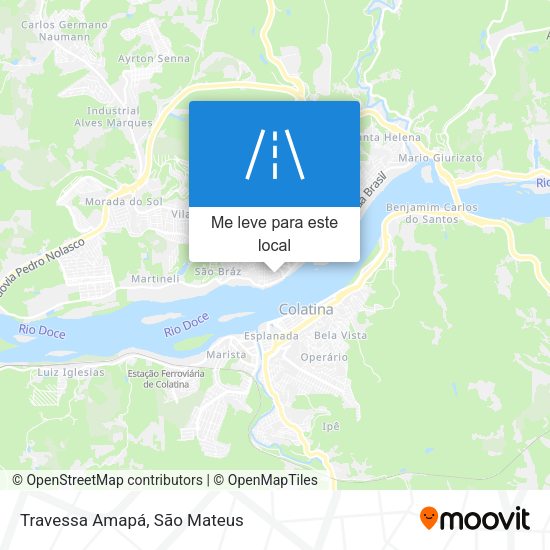 Travessa Amapá mapa