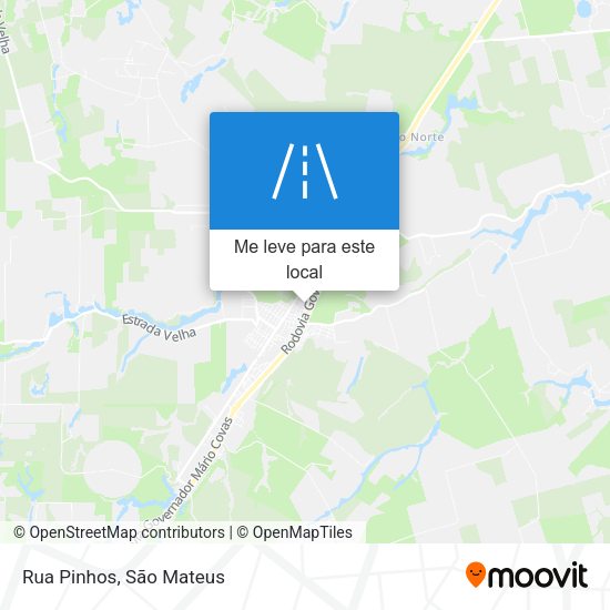 Rua Pinhos mapa