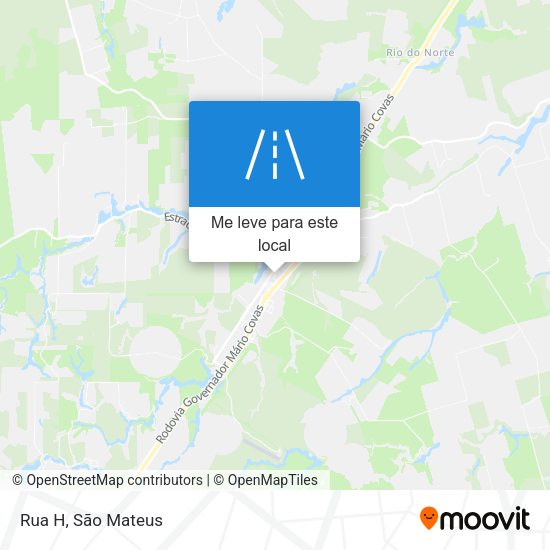 Rua H mapa