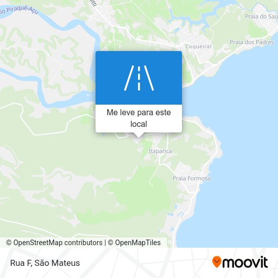 Rua F mapa