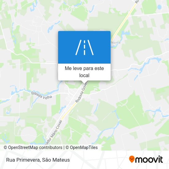 Rua Primevera mapa