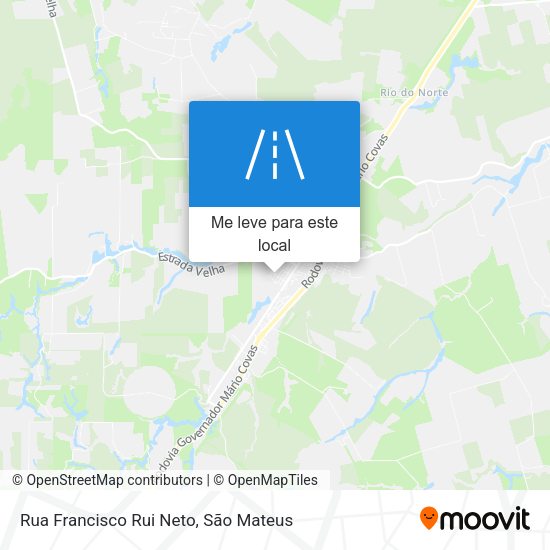 Rua Francisco Rui Neto mapa
