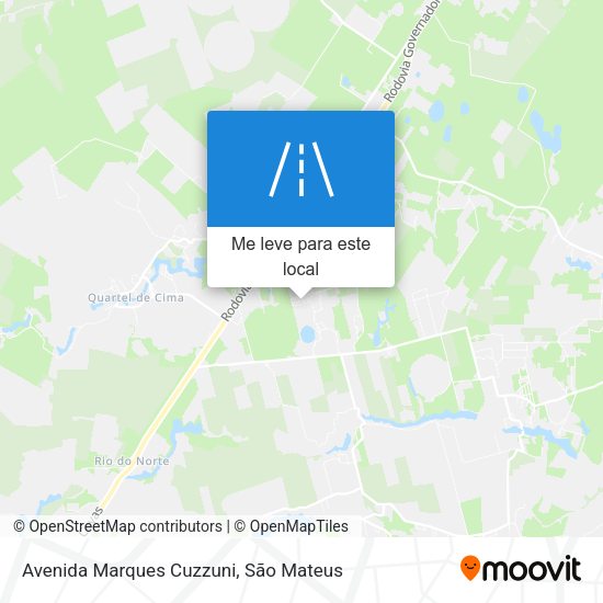 Avenida Marques Cuzzuni mapa