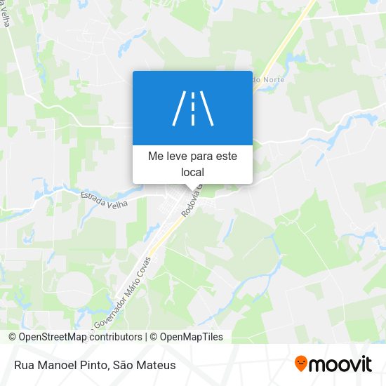 Rua Manoel Pinto mapa