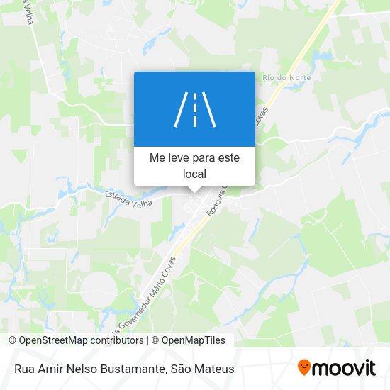 Rua Amir Nelso Bustamante mapa
